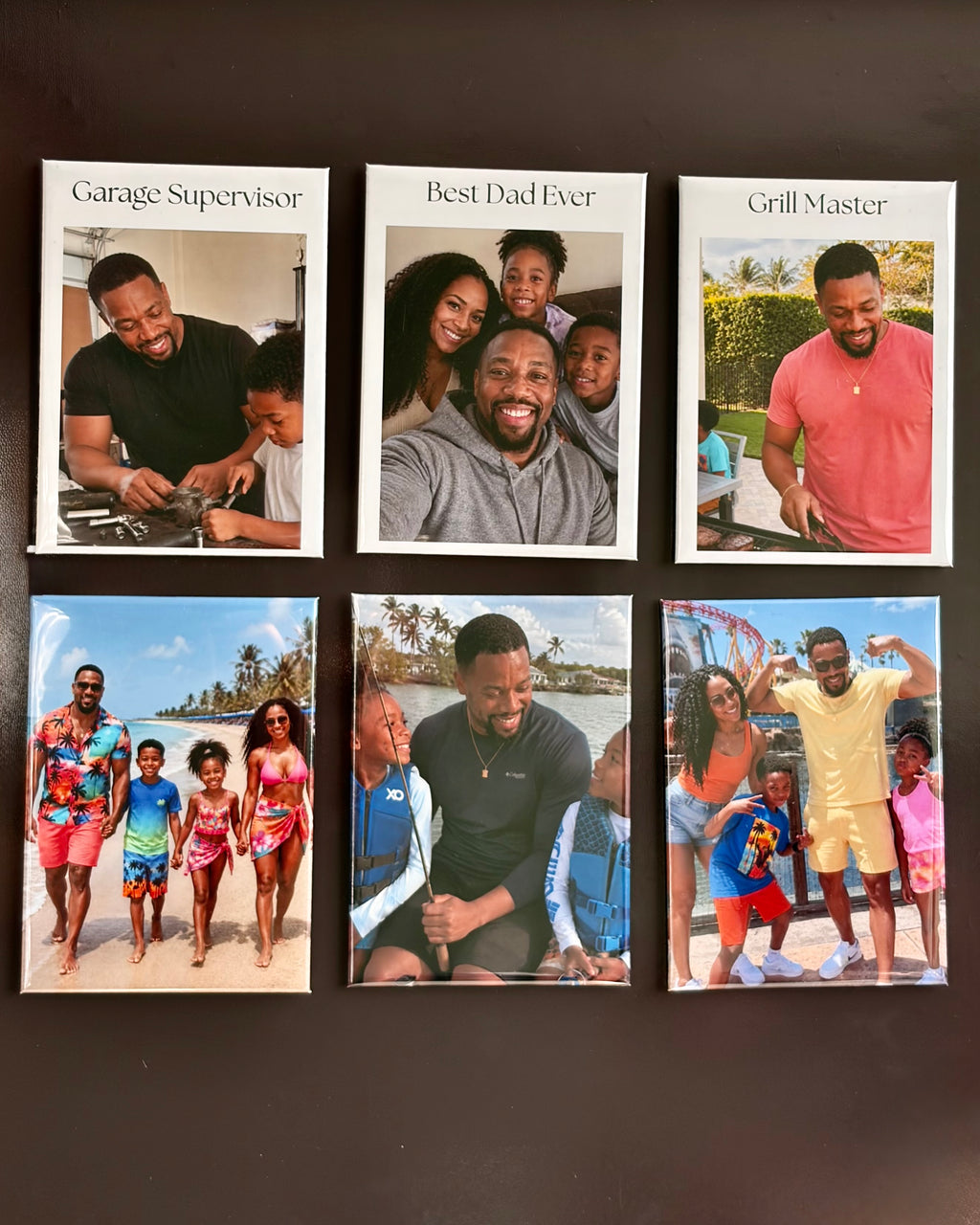 Father’s Day Custom Photo Magnet Set (2.5" x 3.5")
