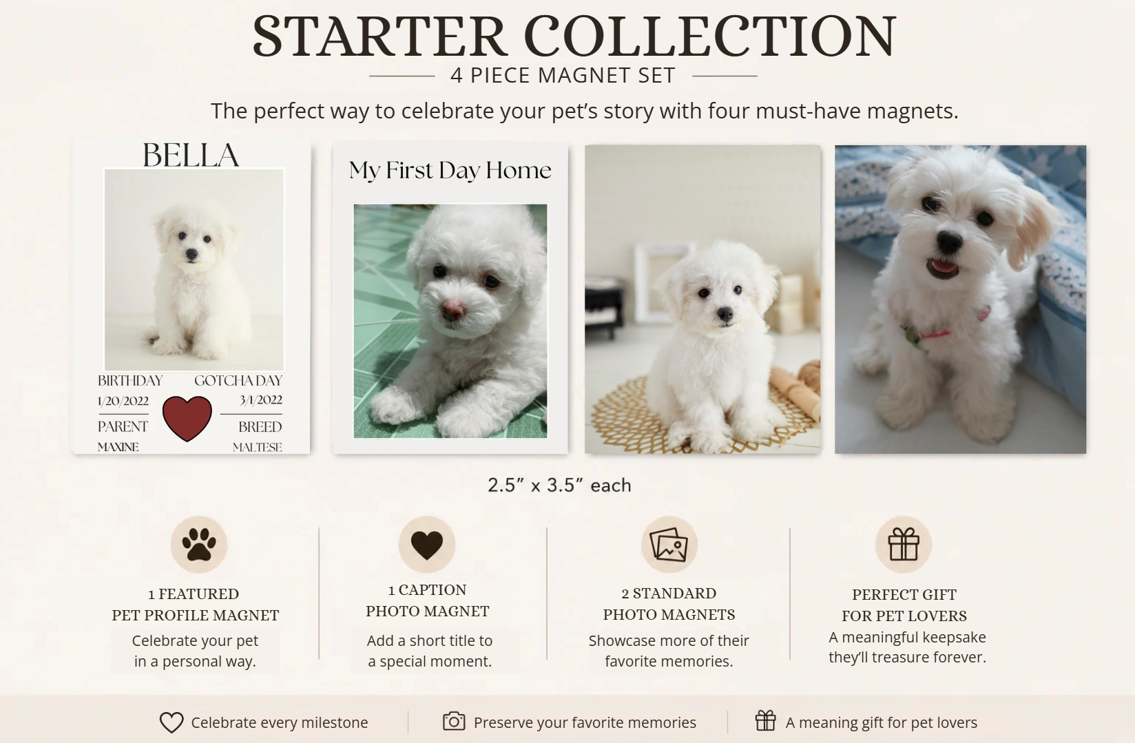 2.5" x 3.5" PetStory Collections