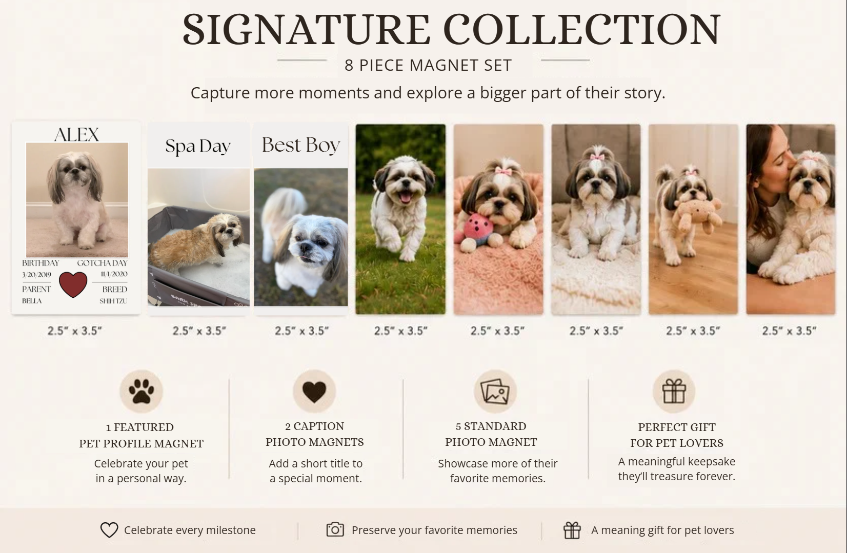 2.5" x 3.5" PetStory Collections